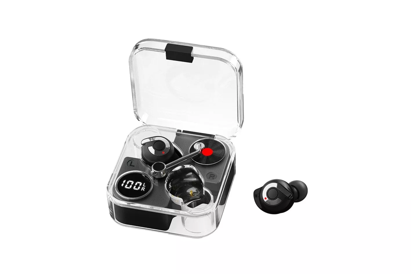 Kinsi E89 Auriculares Inalámbricos Bluetooth Modo Dual Negros