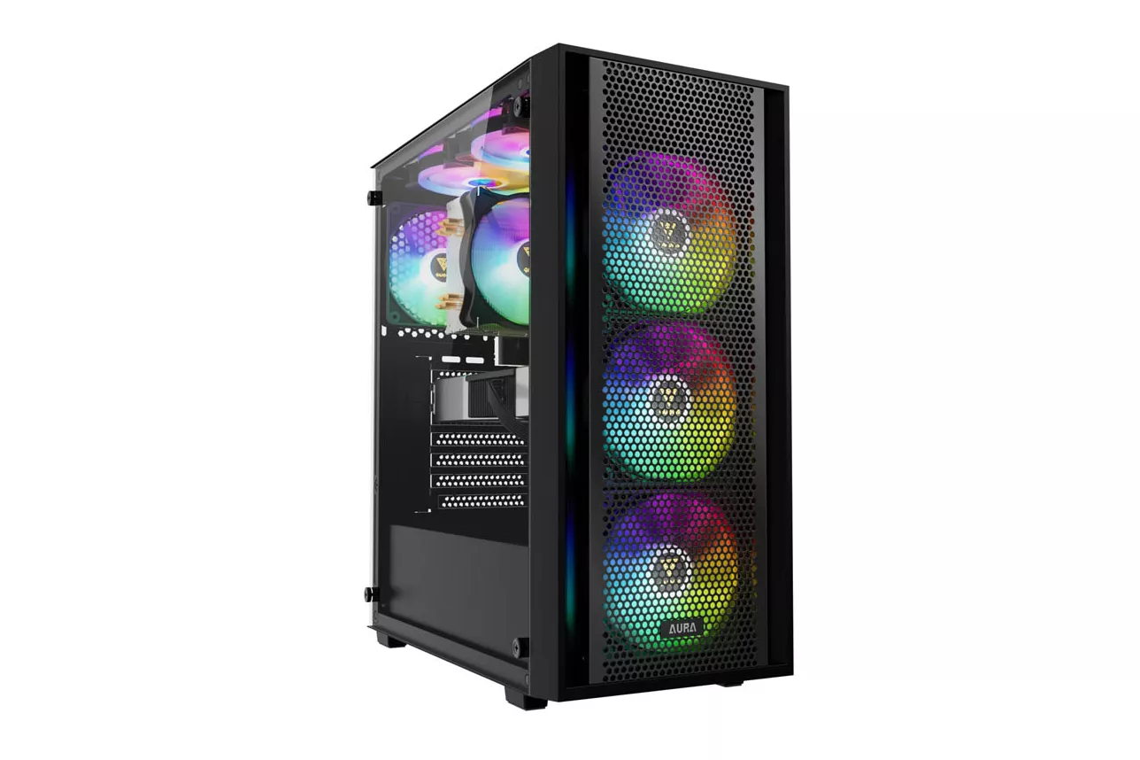 Caja/Torre Gamdias Aura GC2 Elite ARGB Negro