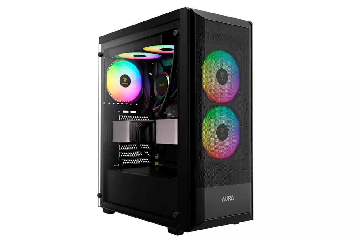 Caja/Torre Gamdias Aura GC6 Elite ARGB Negro