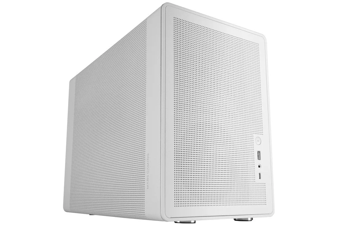 Mars Gaming Mc-xpro Minitorre Microatx Ventilador 120mm Compatibilidad Psu Atx Y Sfx Usb-c Blanco