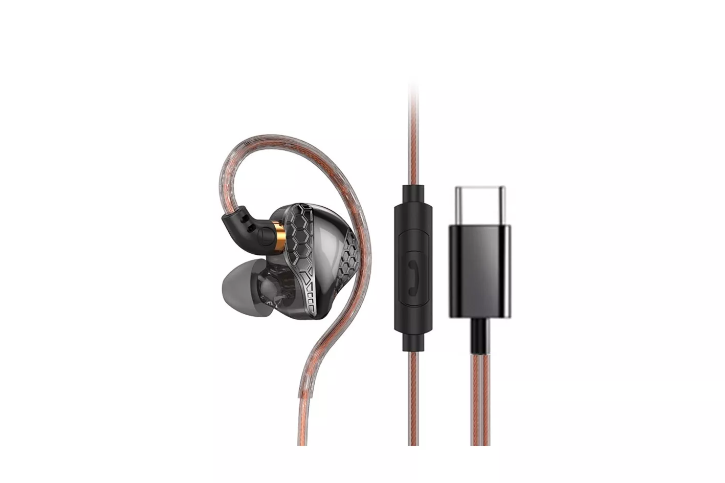Kinsi H89 Auriculares de Botón InEar Negro