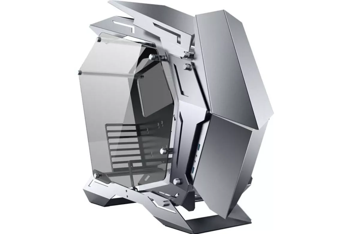 Caja/Torre Jonsbo MOD3 Gris Cristal Templado