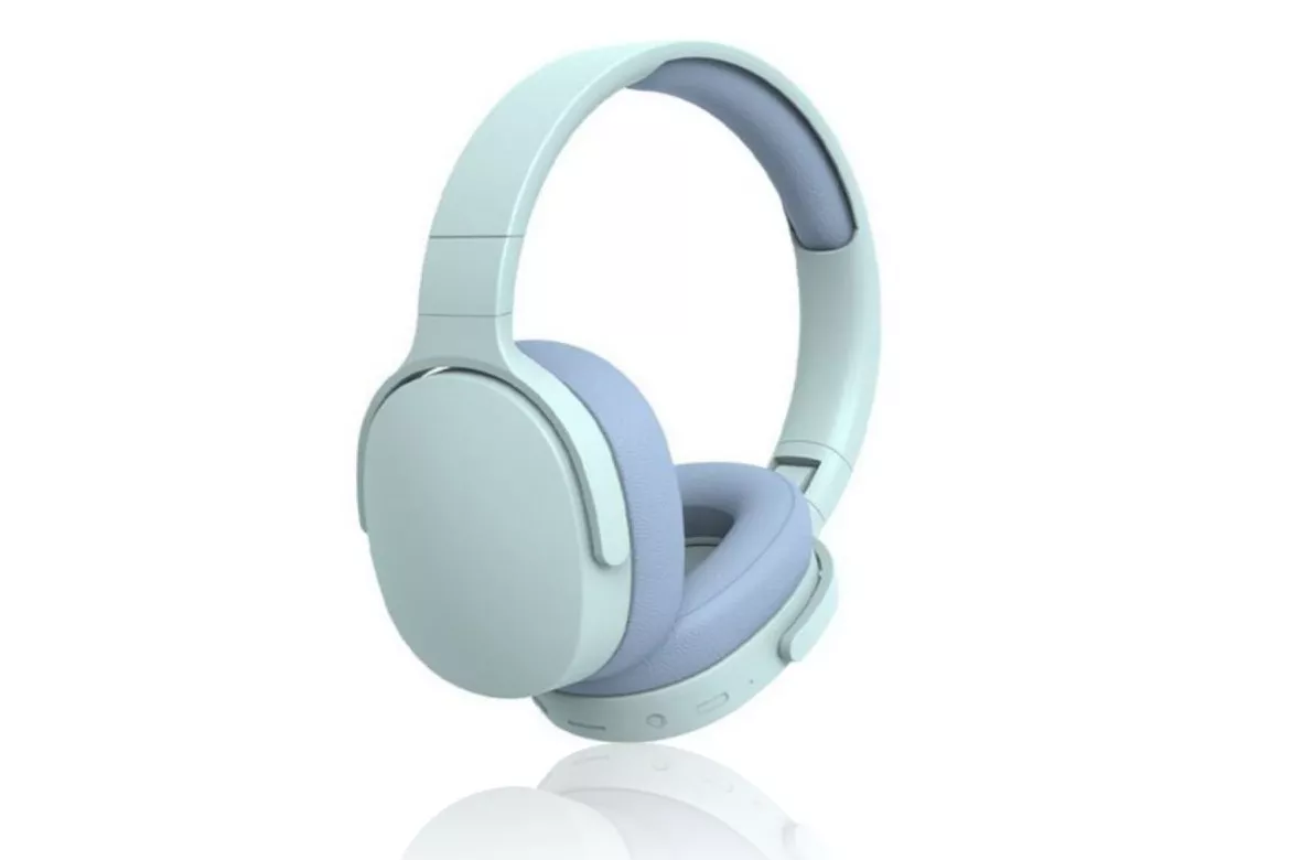 Kinsi P2961 Auriculares Inalámbricos Bluetooth de Diadema Reducción de Ruido Azules