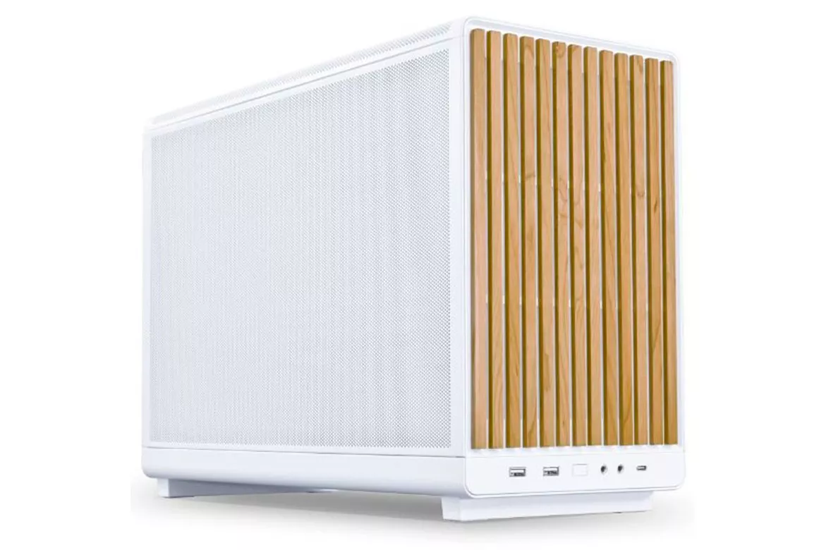 Caja/Torre Lian Li DAN A3-mATX Wood Blanco