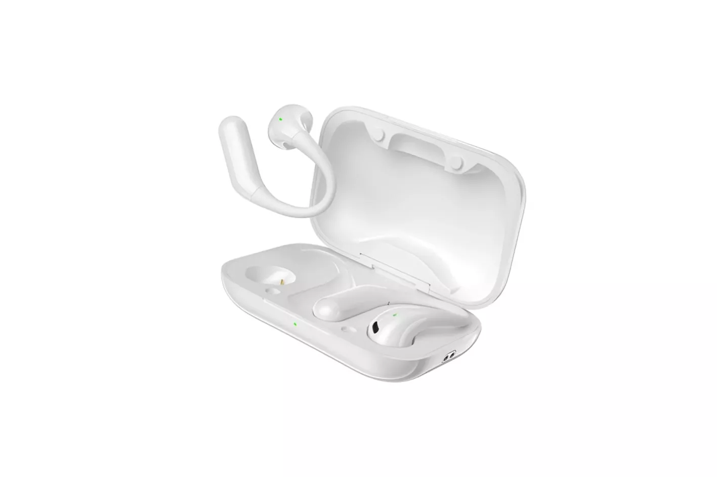 Klack Air6 Auriculares Bluetooth TWS Inalámbricos e Impermeables con Sonido Hi-fi Blancos