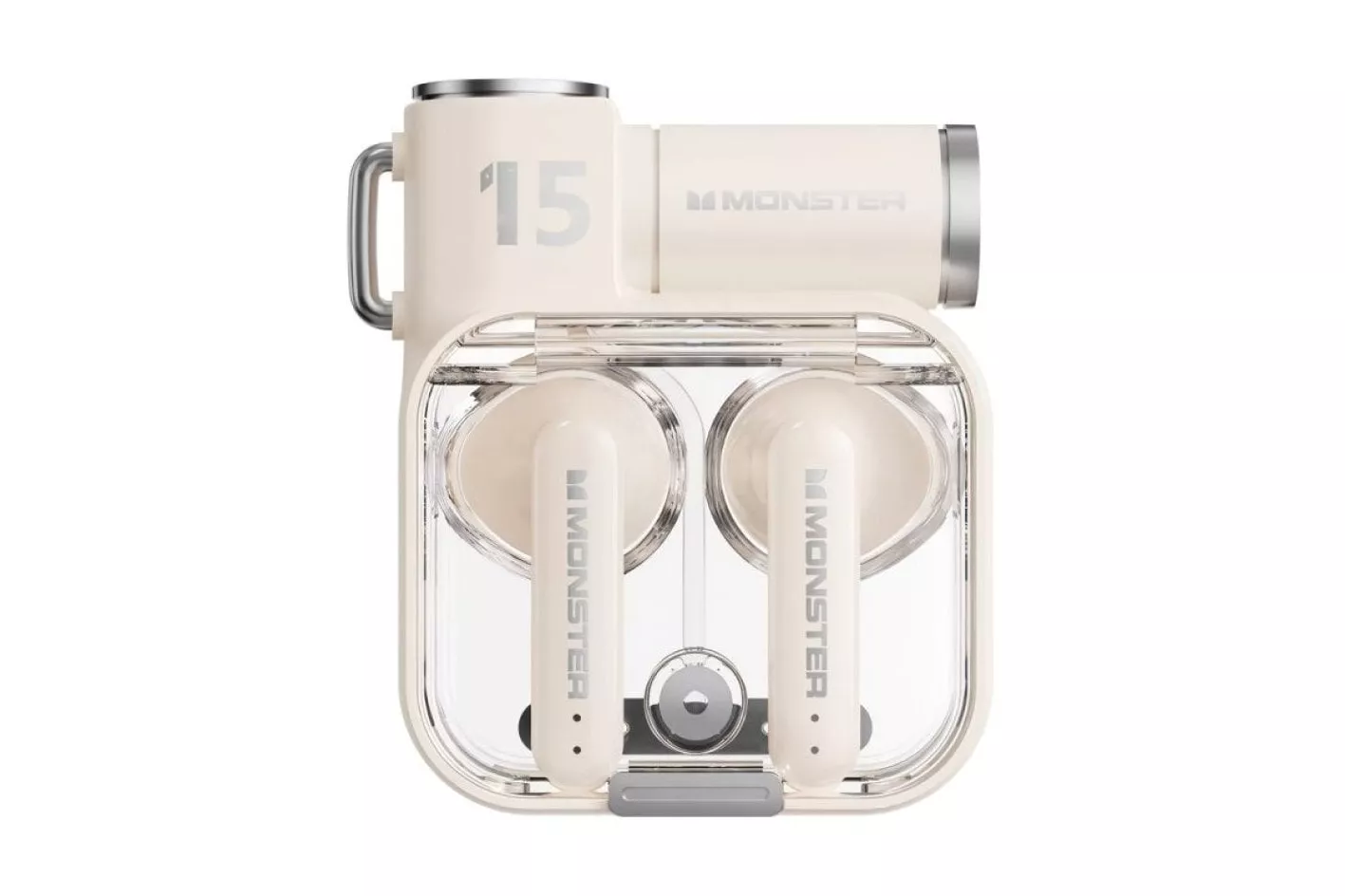 Klack Airmars XKT15 Auriculares Inalámbricos Bluetooth 5.3 Beige