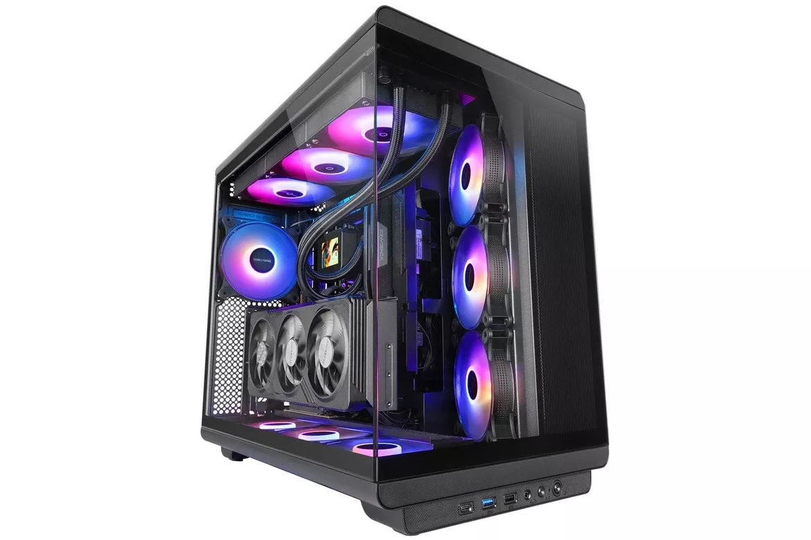 Mars Gaming Mc-rev Caja Pc Atx Doble Cristal Templado 3x Ventiladores Argb Invertidos 12cm Negro