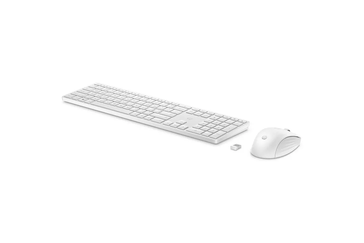 HP 650 Combo de Teclado + Ratón Inalámbrico Blanco