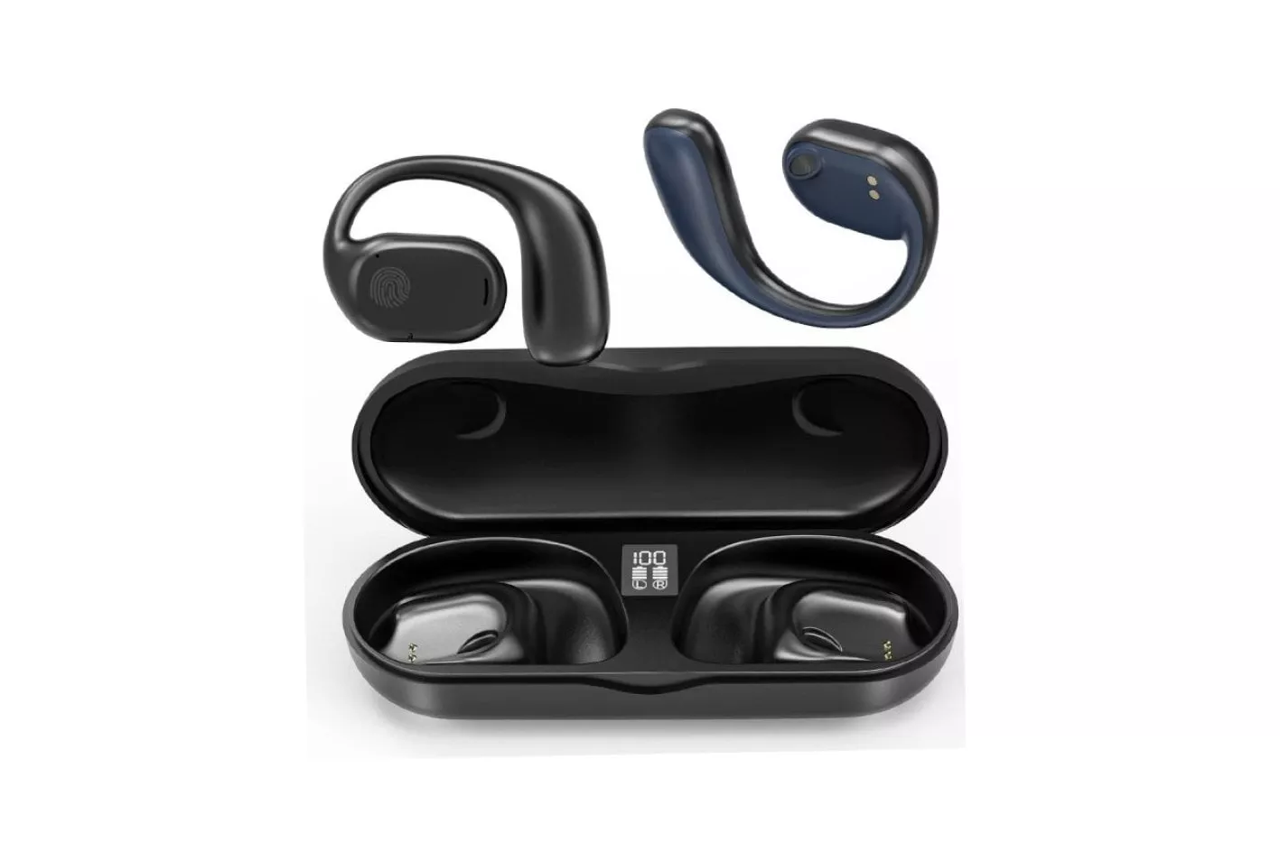 Klack Auriculares Inalámbricos Impermeables con Funda de Carga