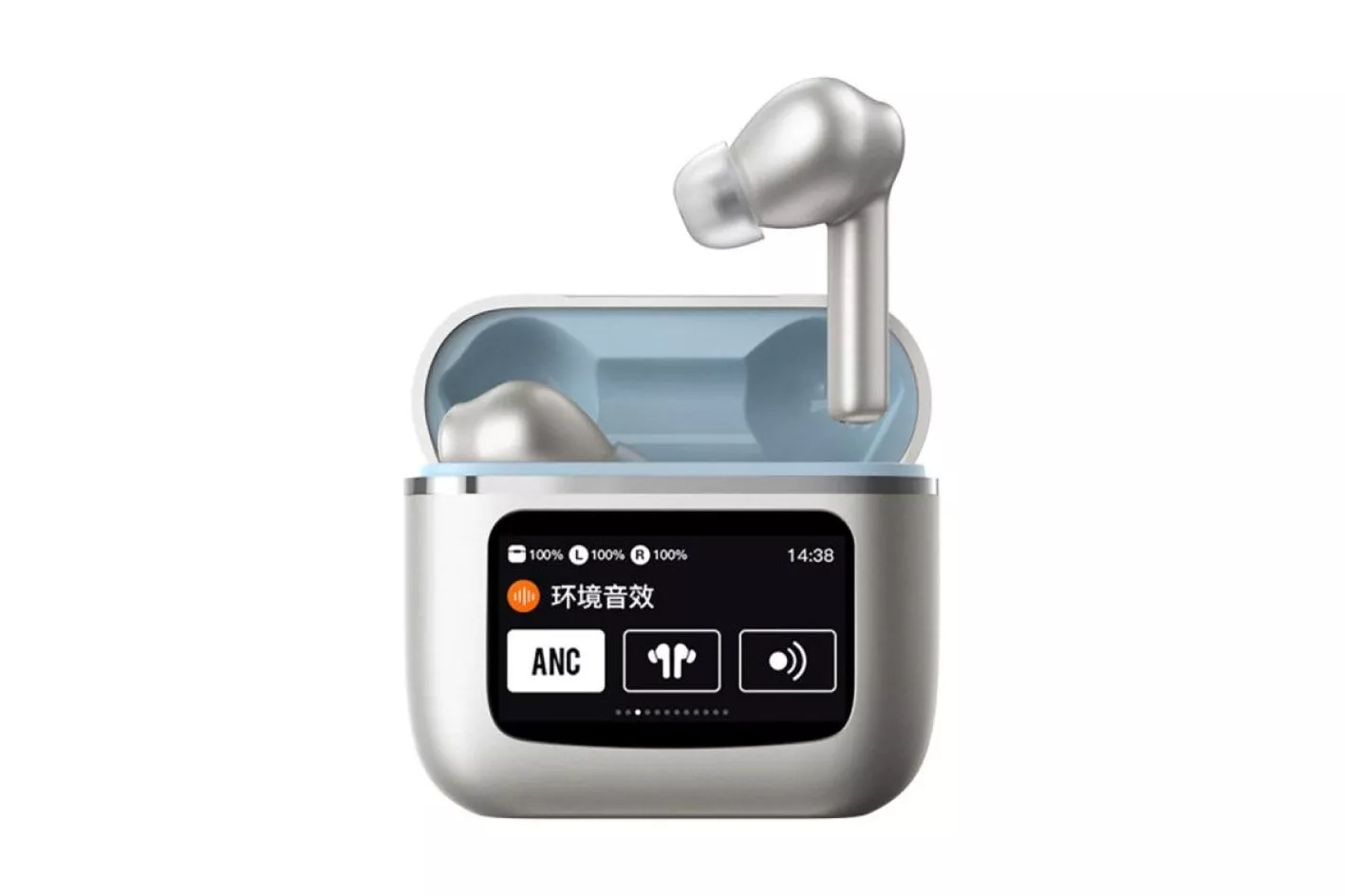 Klack T68 Pro Auriculares Inalámbricos Bluetooth ANC Gris