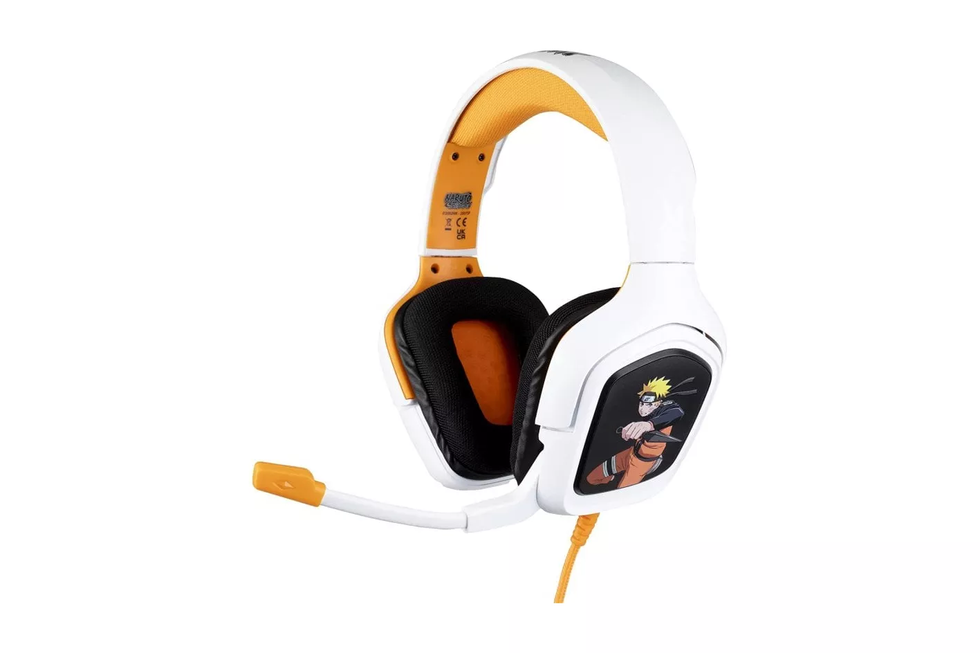 Konix Naruto Auriculares Gaming Multiplataforma Blanco/Naranja