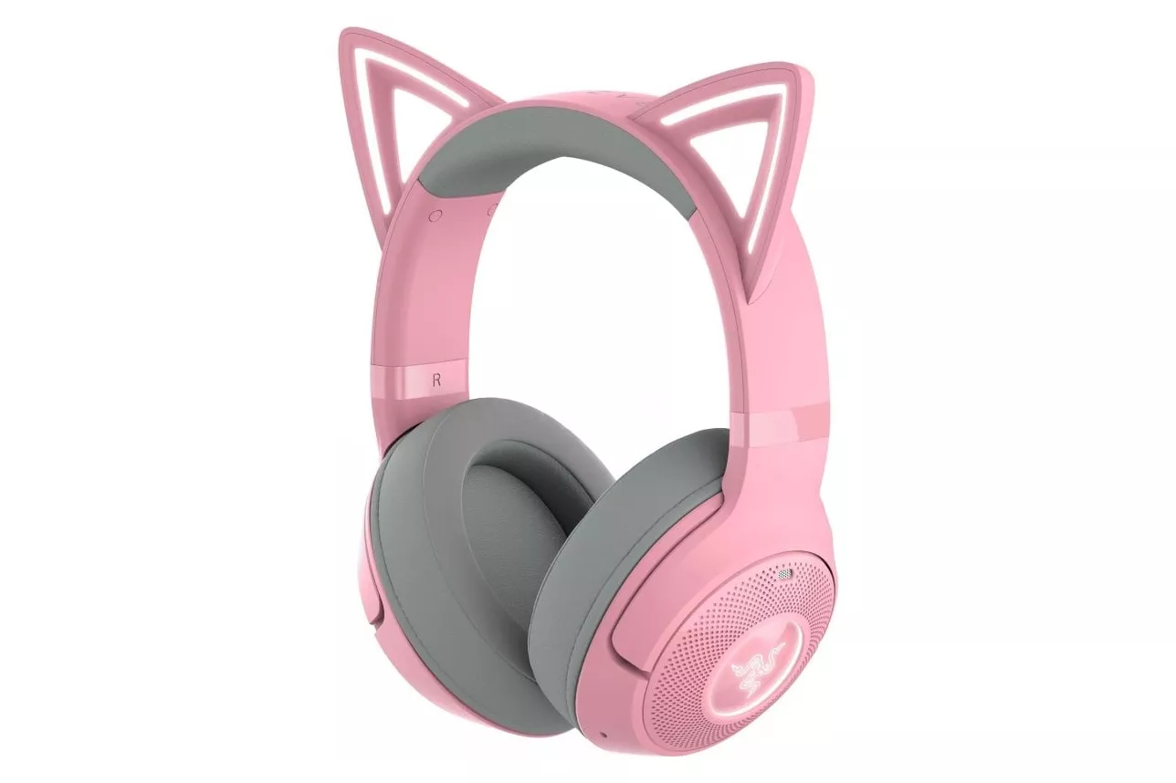 Kraken Kitty BT V2 Quartz Edition Auriculares RGB Gaming Inalámbricos Rosas