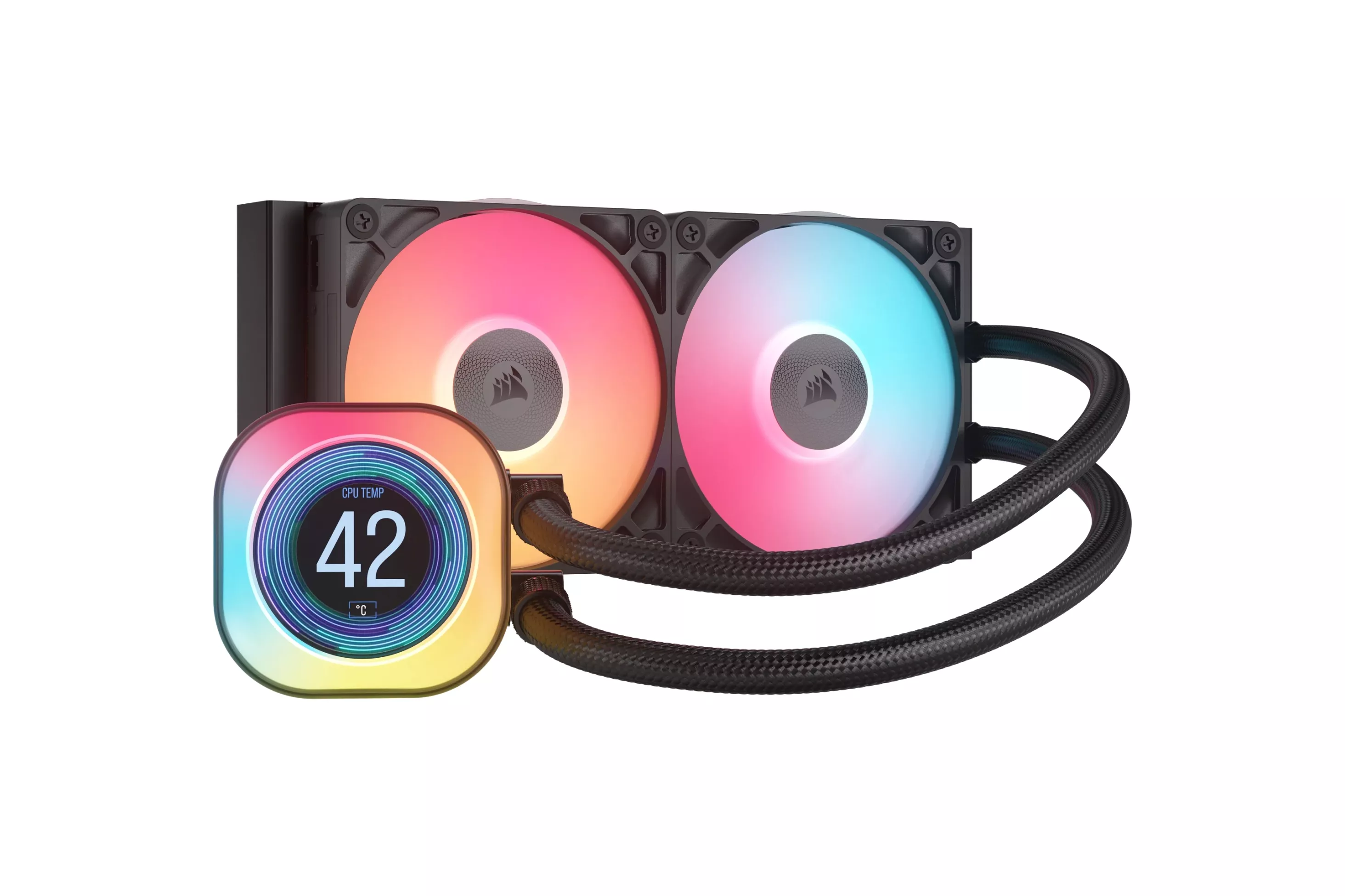 Corsair iCUE LINK TITAN 240 RX LCD Kit Refrigeración Líquida 240mm Negro