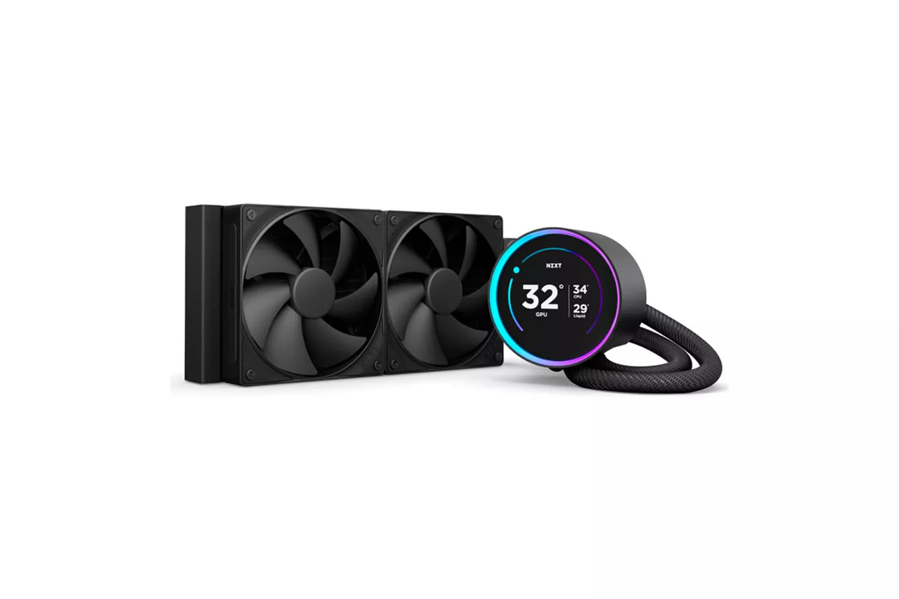NZXT Kraken Elite 240 Kit Refrigeración Líquida con Pantalla IPS 240mm Negro