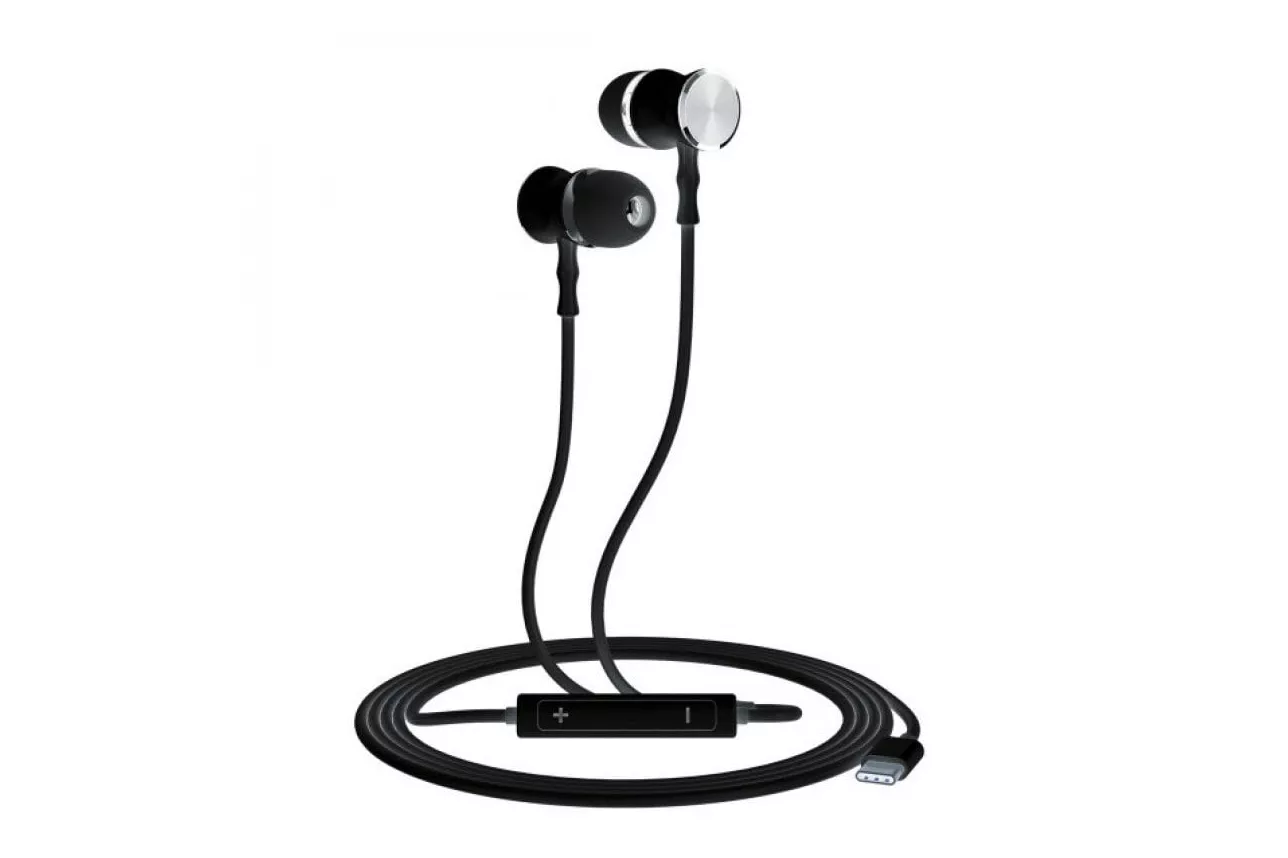 Ksix Small C Auriculares USB-C Negros