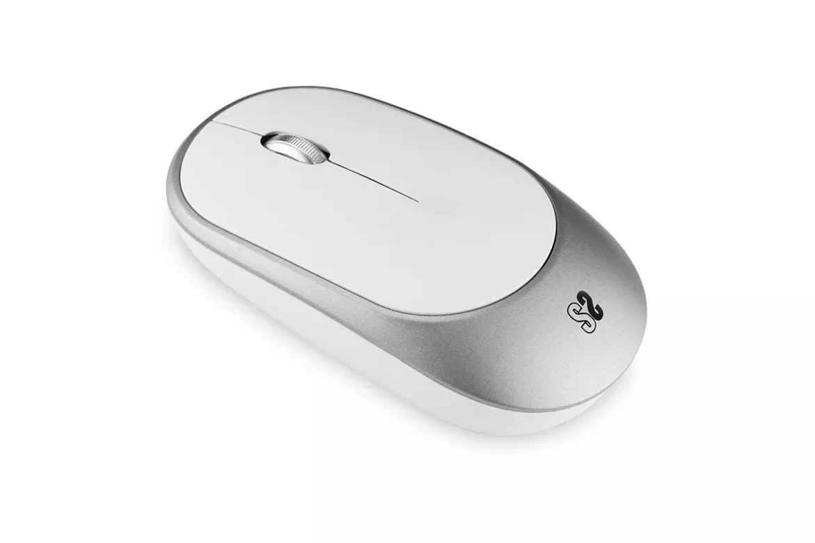 Subblim Bluetooth Smart Ratón Inalámbrico 1600DPI Blanco/Plata