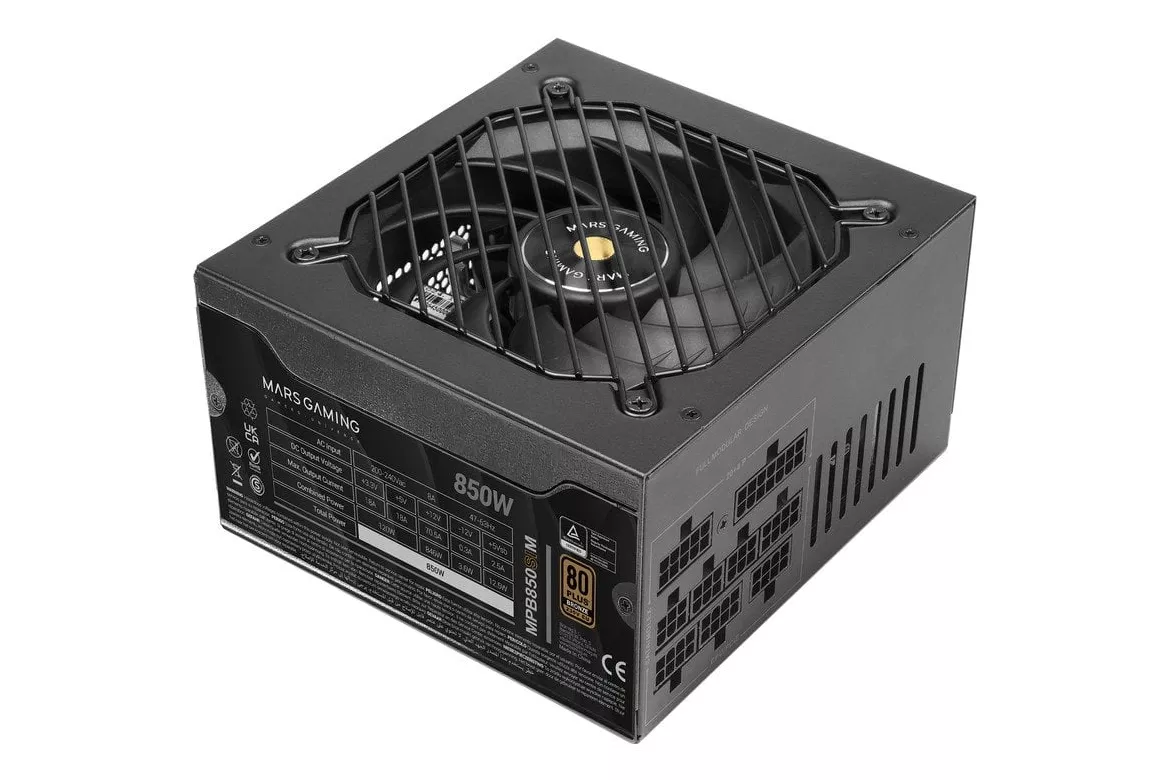 Mars Gaming Mpb850sim Fuente Alimentación Modular Atx 850w 80 Plus Bronze Negro