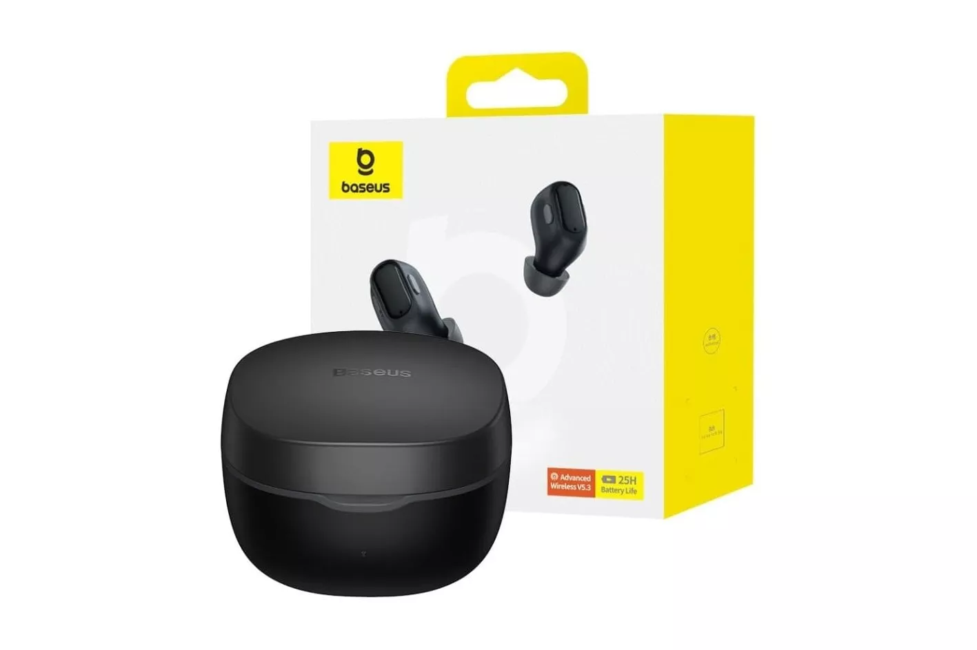 Baseus Bowie WM01 TWS Auriculares Inalámbricos Bluetooth con Estuche de Carga Negros