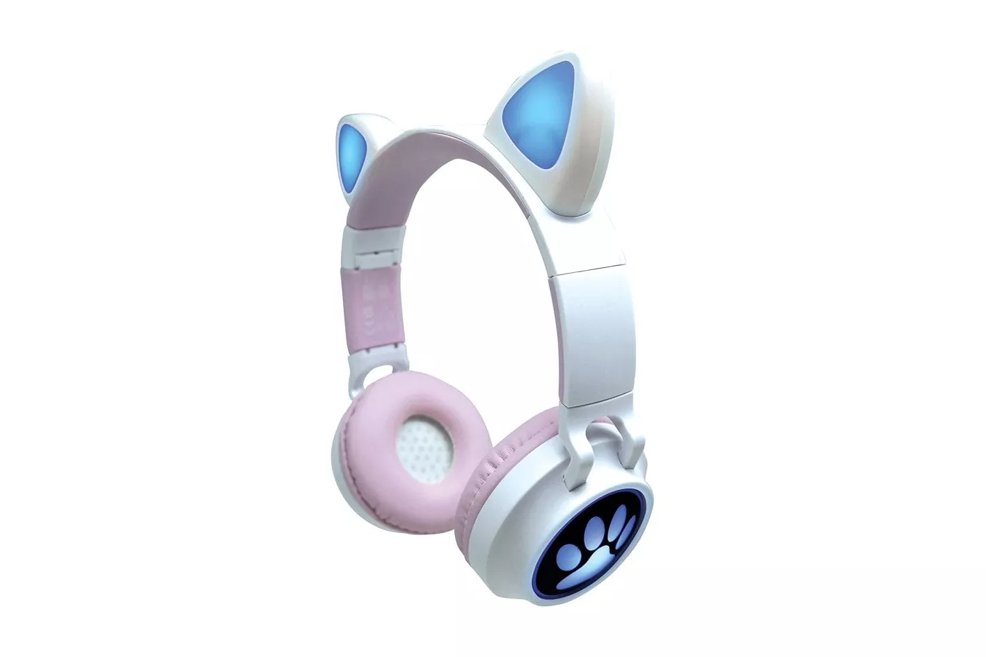 Lexibook Auriculares Infantiles Bluetooth LED con Orejas de Gato