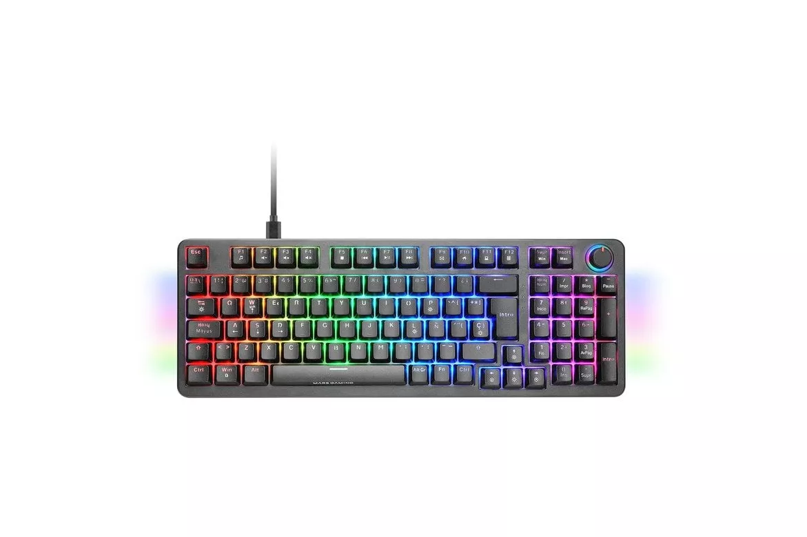 Mars Gaming Mkpro Teclado Mecánico Rgb Chroma Antighosting Switch Azul Español Negro