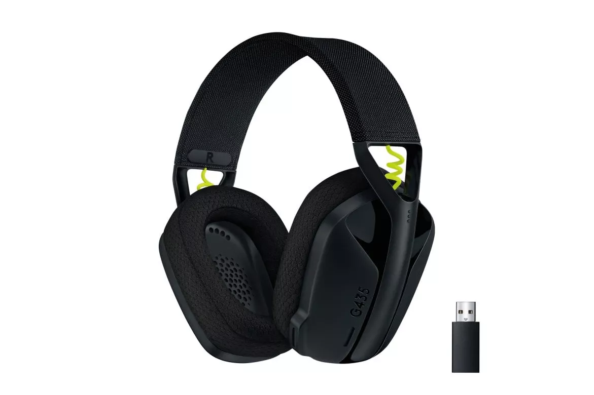 Logitech G435 LIGHTSPEED Auriculares Gaming Inalámbricos Negros