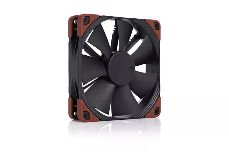 NF-F12 IndustrialIPPC-2000 Carcasa del ordenador Ventilador 12 cm Negro, Marrón