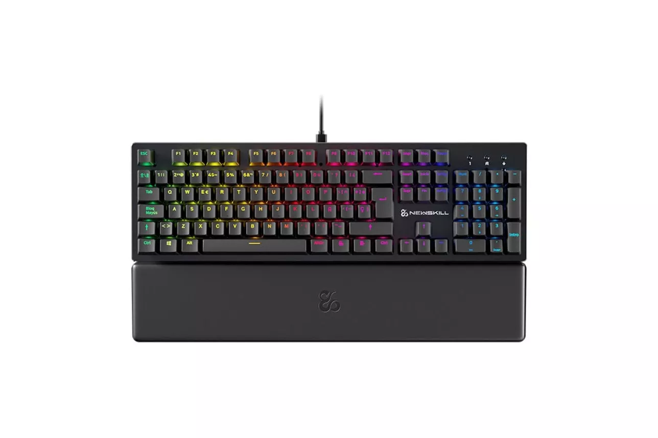 Newskill Serike V2 Teclado Gaming Mecánico RGB Negro NewSwitch Red