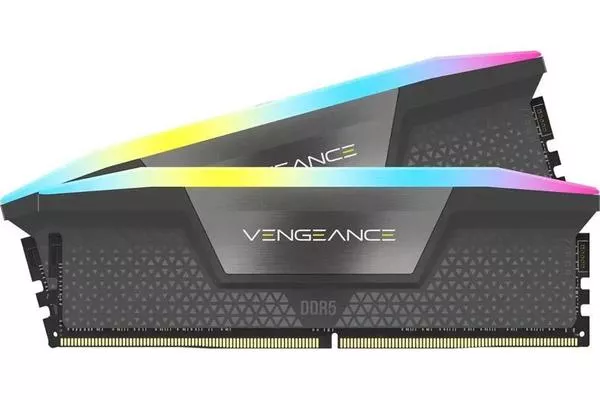 Memoria DDR5 Corsair Vengeance RGB 96GB 2x48GB 6000MHz CL30 EXPO-XMP Gris