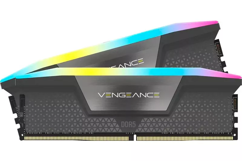 Memoria DDR5 Corsair Vengeance RGB 48GB 2x24GB 6000MHz CL30 EXPO-XMP Gris