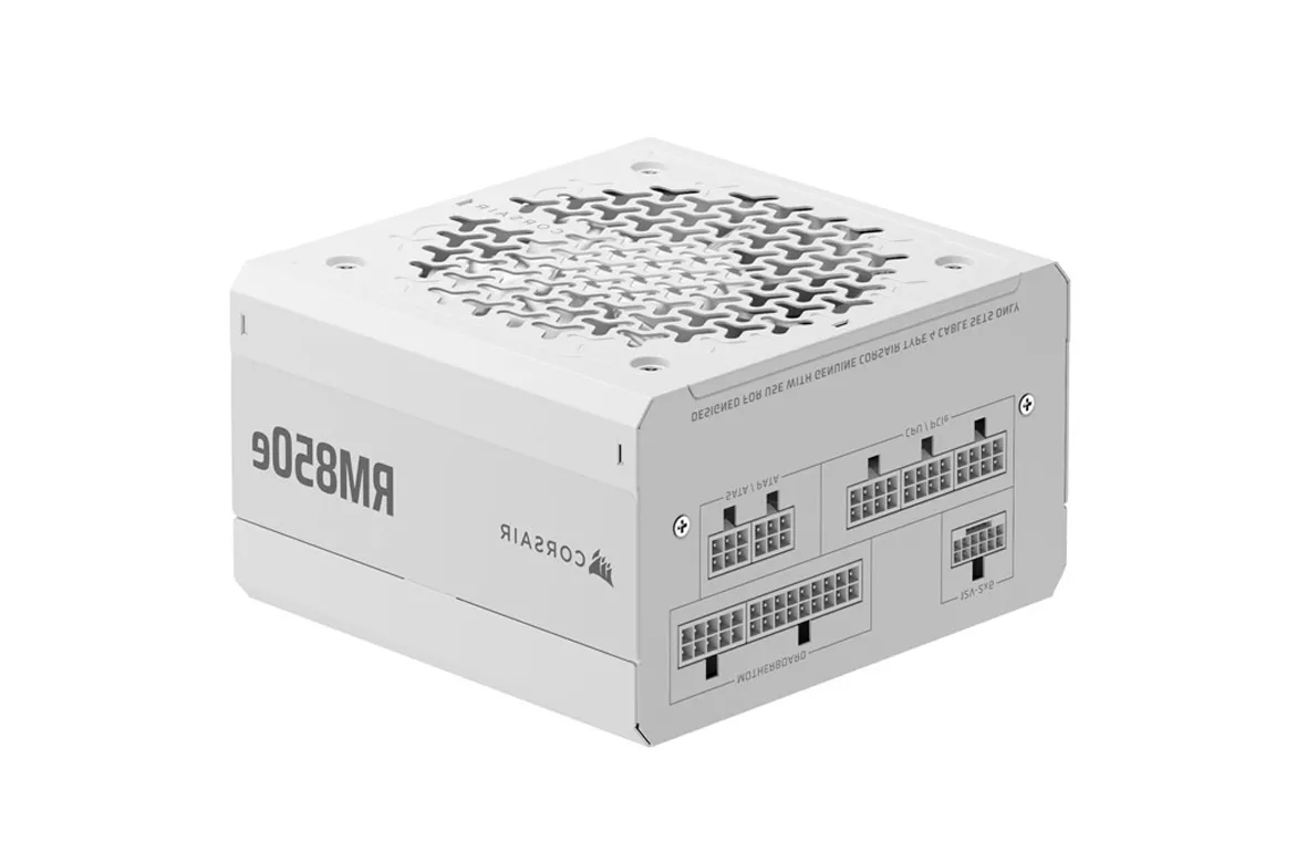 Fuente/PSU Corsair RM850e 2025 80 Plus Gold 850W ATX 3.1 PCIE 5.1 Modular Blanco