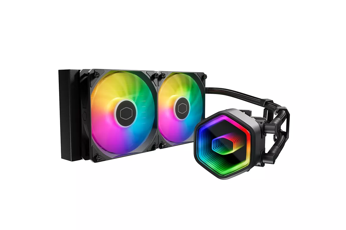Kit Refrigeración Líquida Cooler Master MasterLiquid 240 Core II Lite ARGB 240mm Negro