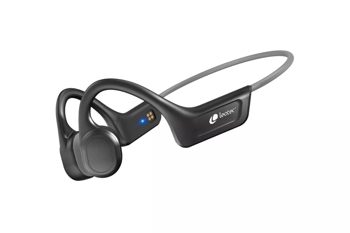 Leotec Run Pro Auriculares Conducción Ósea IPX7 Grises