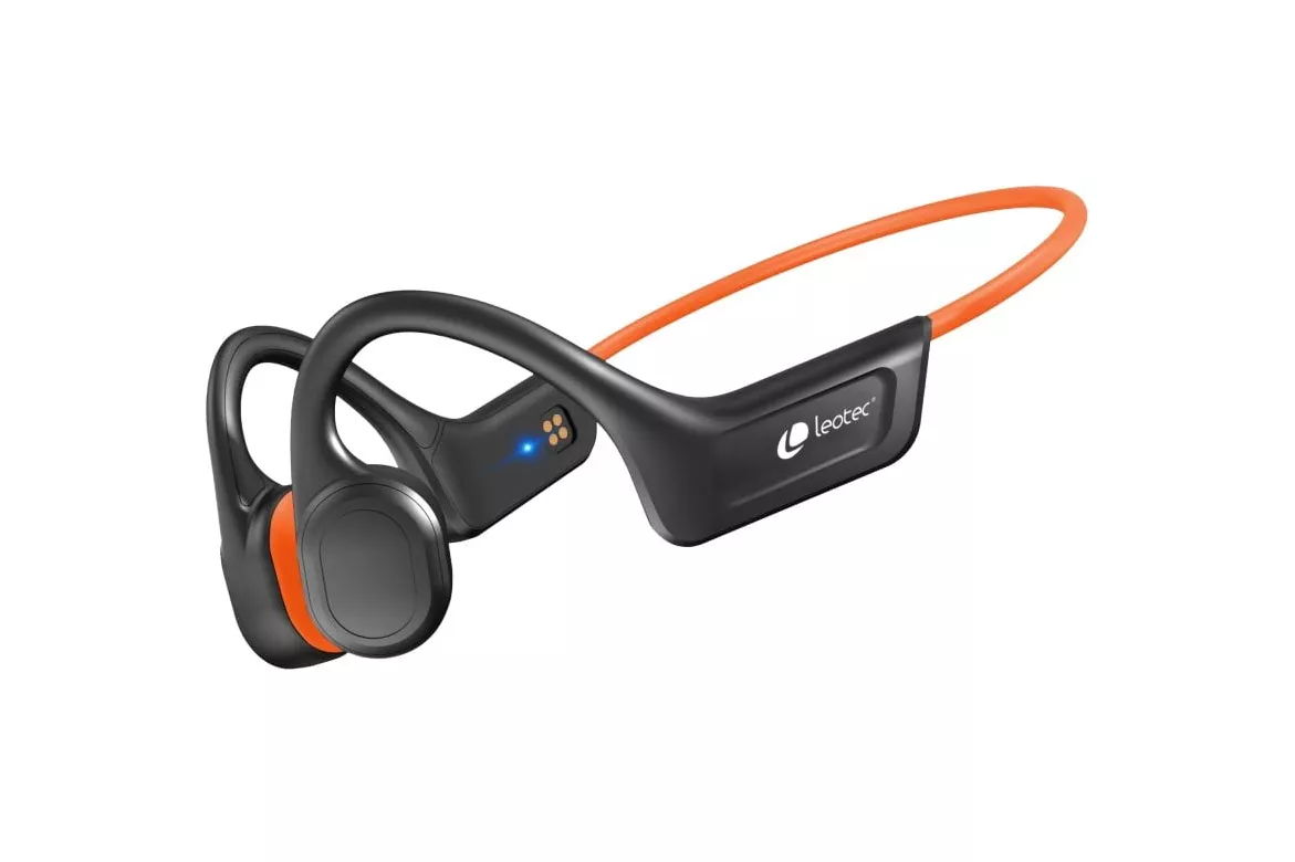 Leotec Run Pro Auriculares Conducción Ósea IPX7 Naranja