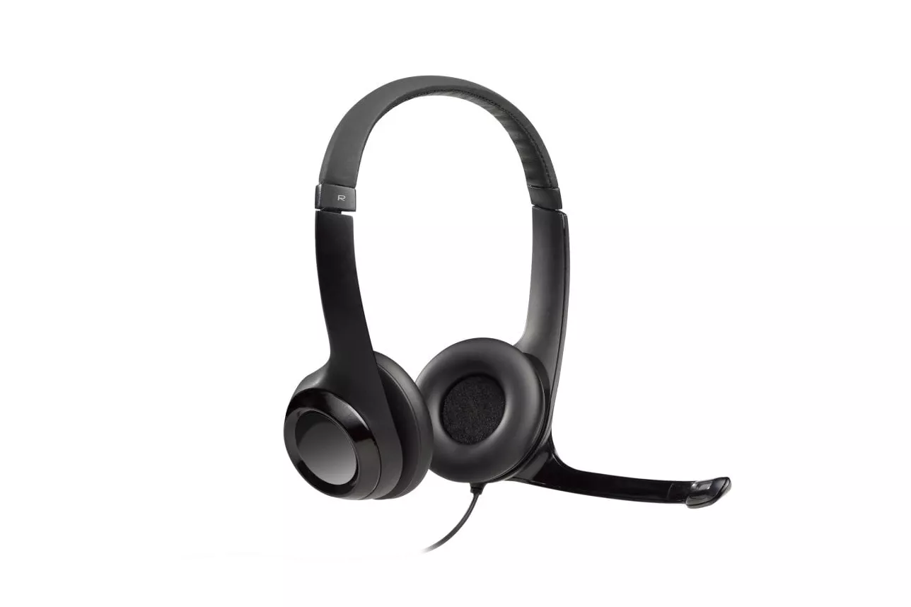Logitech H390 Auriculares con Cable y Supresión de Ruido funciona con Chromebook Negros