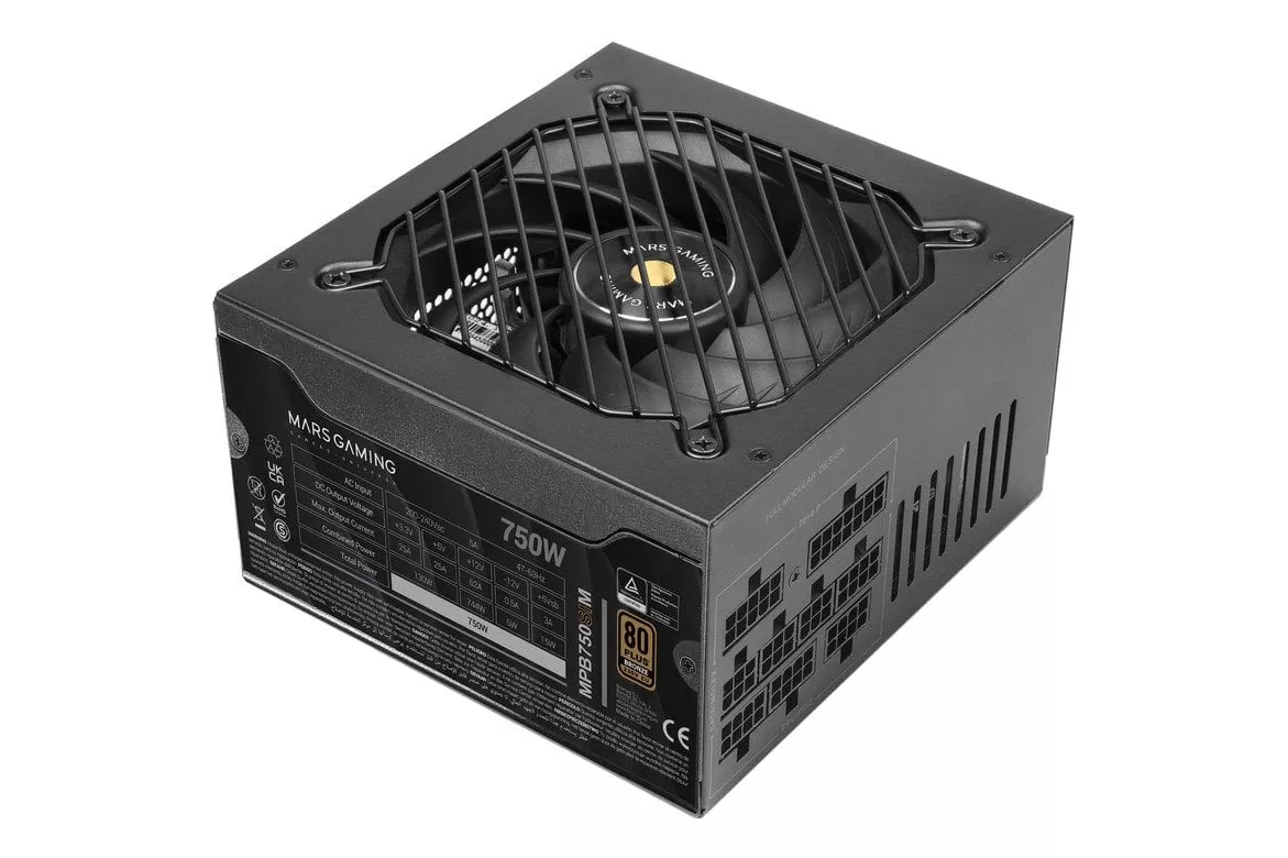 Mars Gaming Mpb750sim Fuente Alimentación Modular Atx 750w 80 Plus Bronze Negro