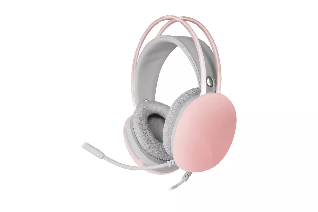 Mars Gaming MH-GLOW Auriculares Gaming 360 Full Chroma RGB Rosa