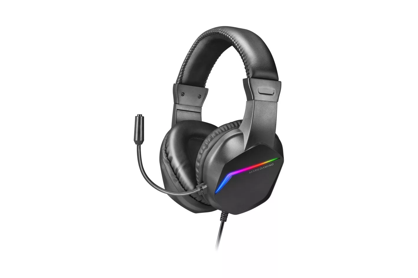 Mars Gaming MH122 Auriculares Gaming FRGB Negros