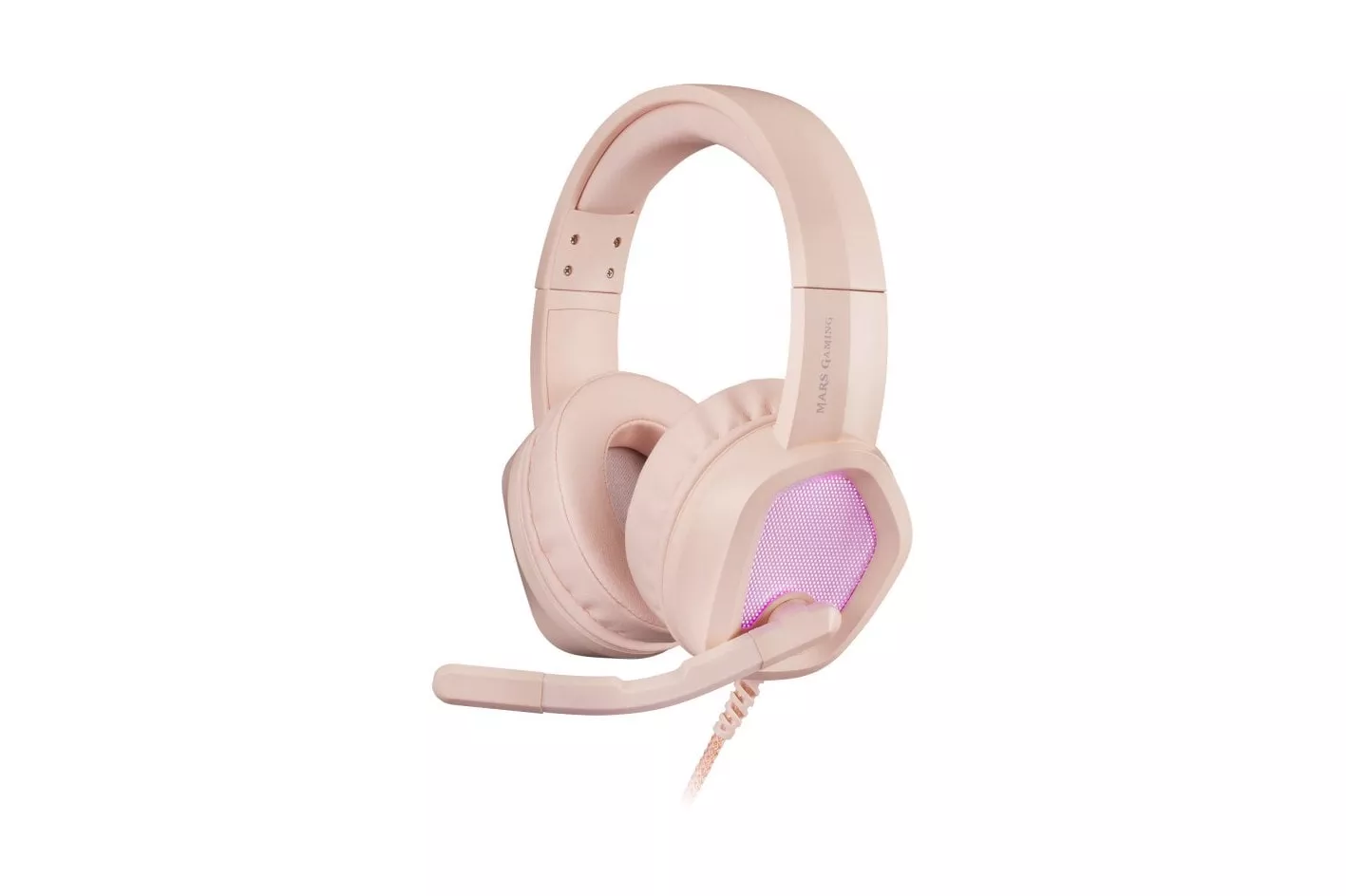 Mars Gaming MH320P Auriculares Gaming RGB Rosa