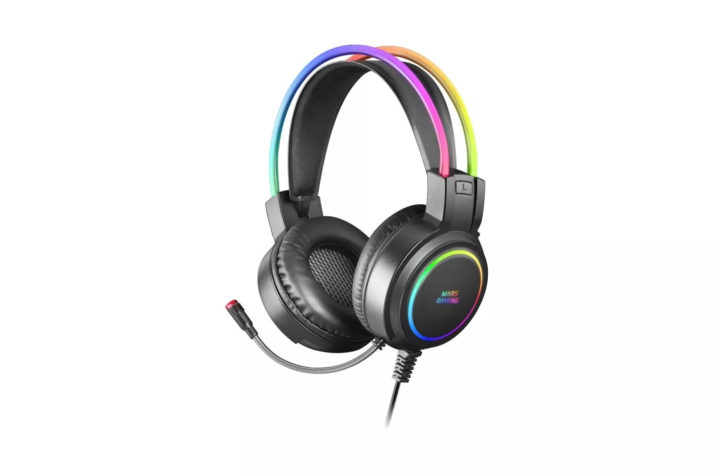 Mars Gaming MHRGB Auriculares Gaming RGB Negros