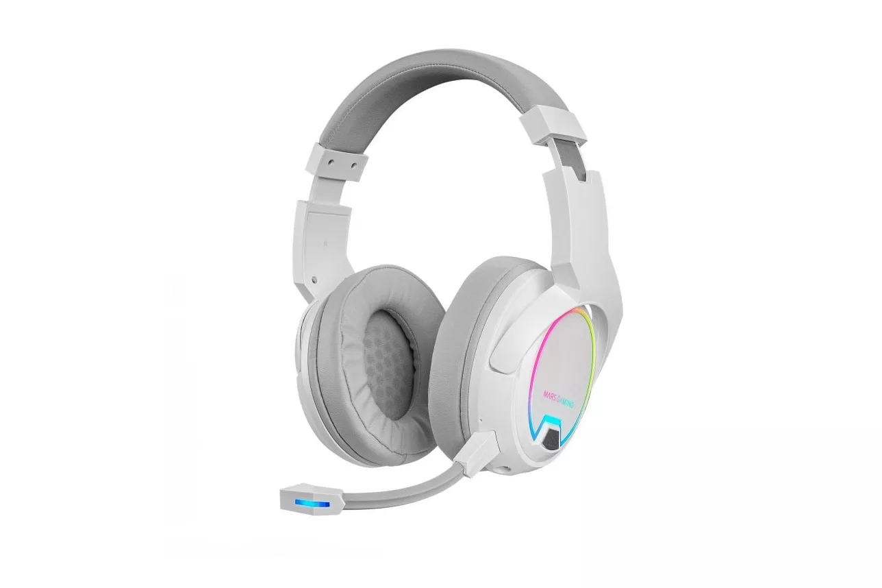 Mars Gaming MHW-100 Auriculares Gaming Inalámbricos Blancos
