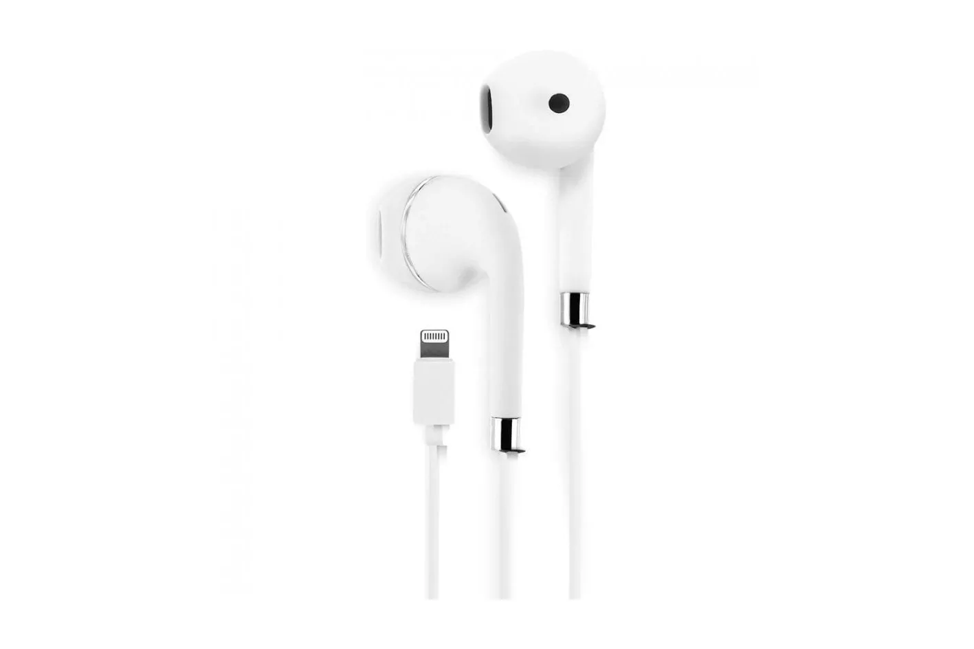 Mooov Auriculares In Ear Lightning MFI Blancos