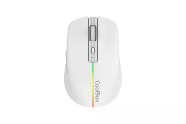 CoolBox W01 Blanco - Ratón gaming inalámbrico