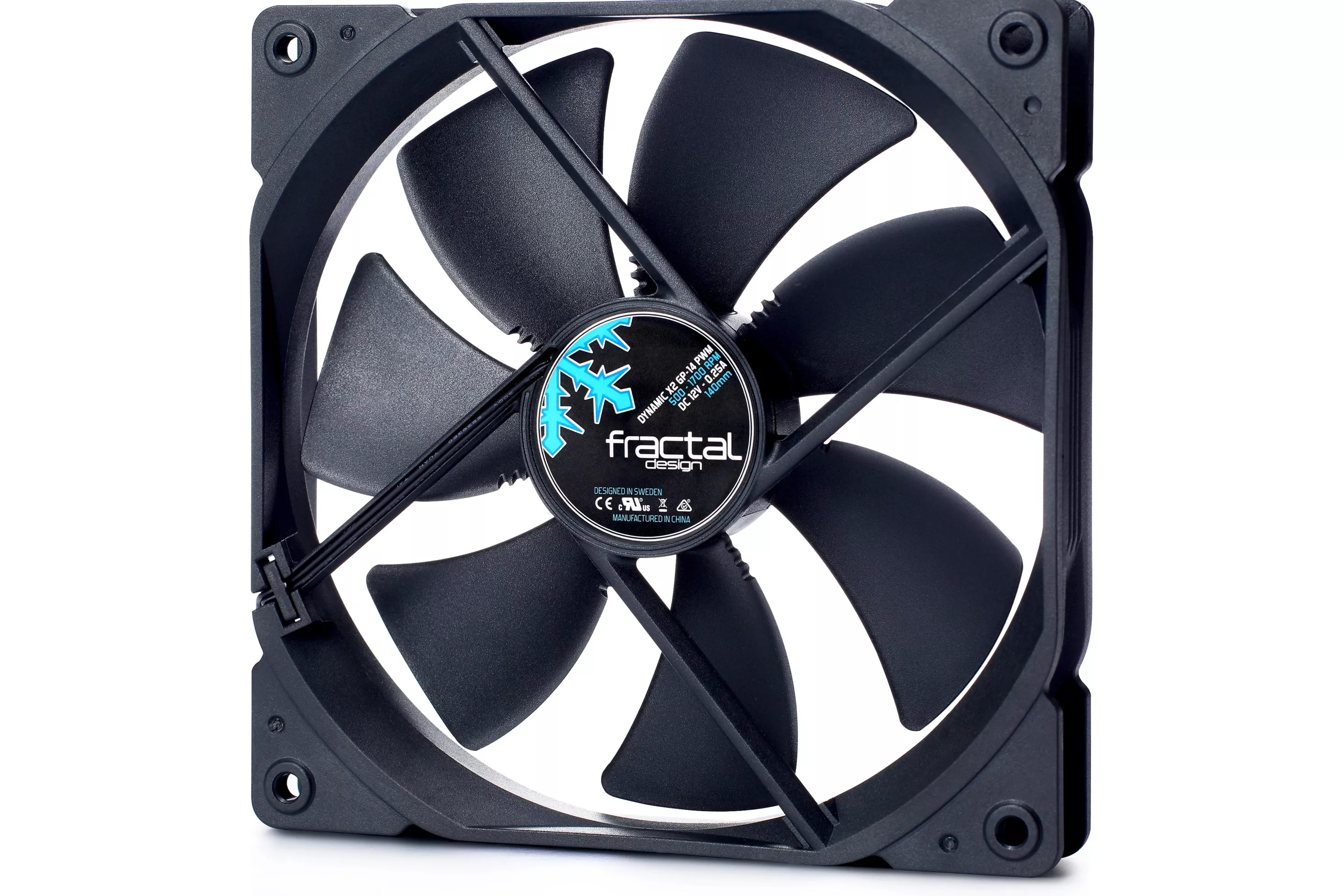 Dynamic X2 GP-14 PWM Carcasa del ordenador Ventilador 14 cm Negro 1 pieza(s)