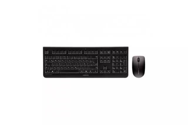 Combo Teclado/Ratón Cherry DW3000 Teclado + Ratón Inalámbrico Negro (Inglés)