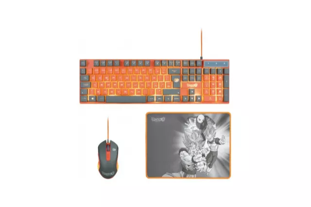 Blade Dragon Ball Super Pack - Pack gaming ratón + teclado + alfombrilla