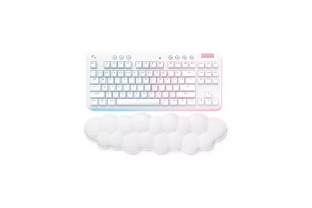 Logitech G715 TKL Blanco Linear - Teclado gaming mecánico