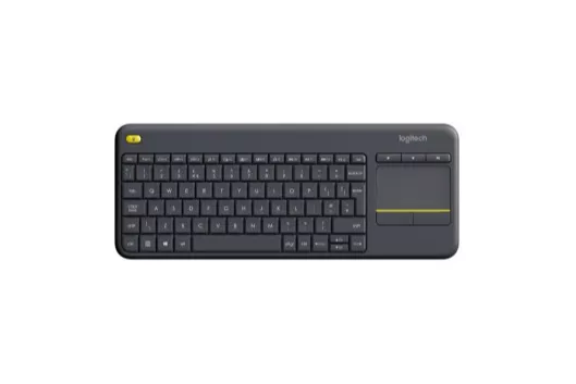 Logitech K400 Plus Touch - Teclado inalámbrico multimedia