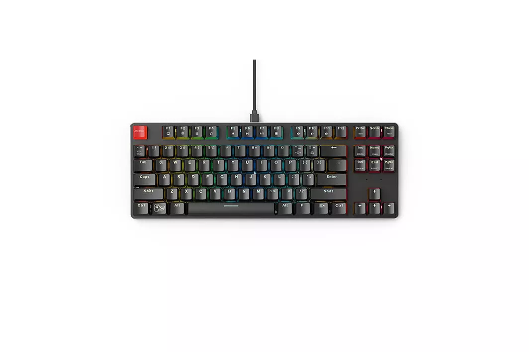Bundle Teclado Glorious GMMK TKL Kailh Box Red ISO DIY Kit