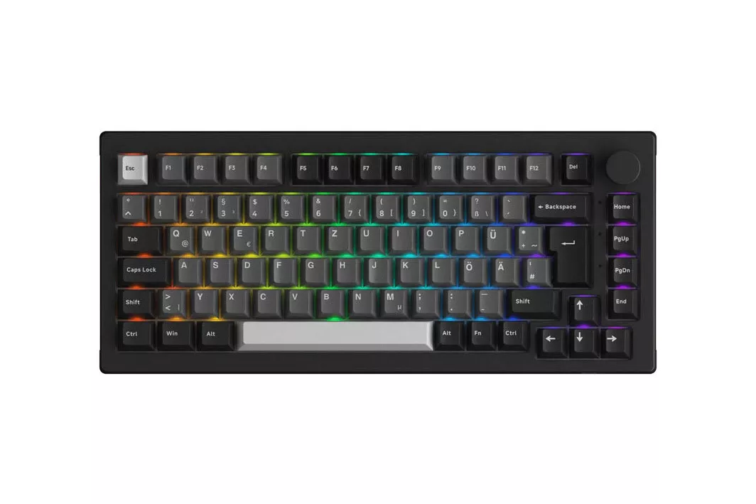 Teclado Akko 5075 Plus S ISO-DE Hot-Swappable Switch V3 Cream Yellow Pro Wireless