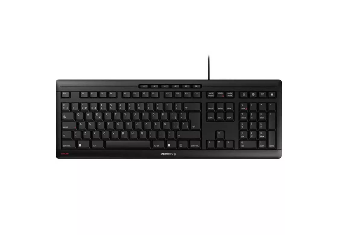 Teclado Cherry Stream USB Negro